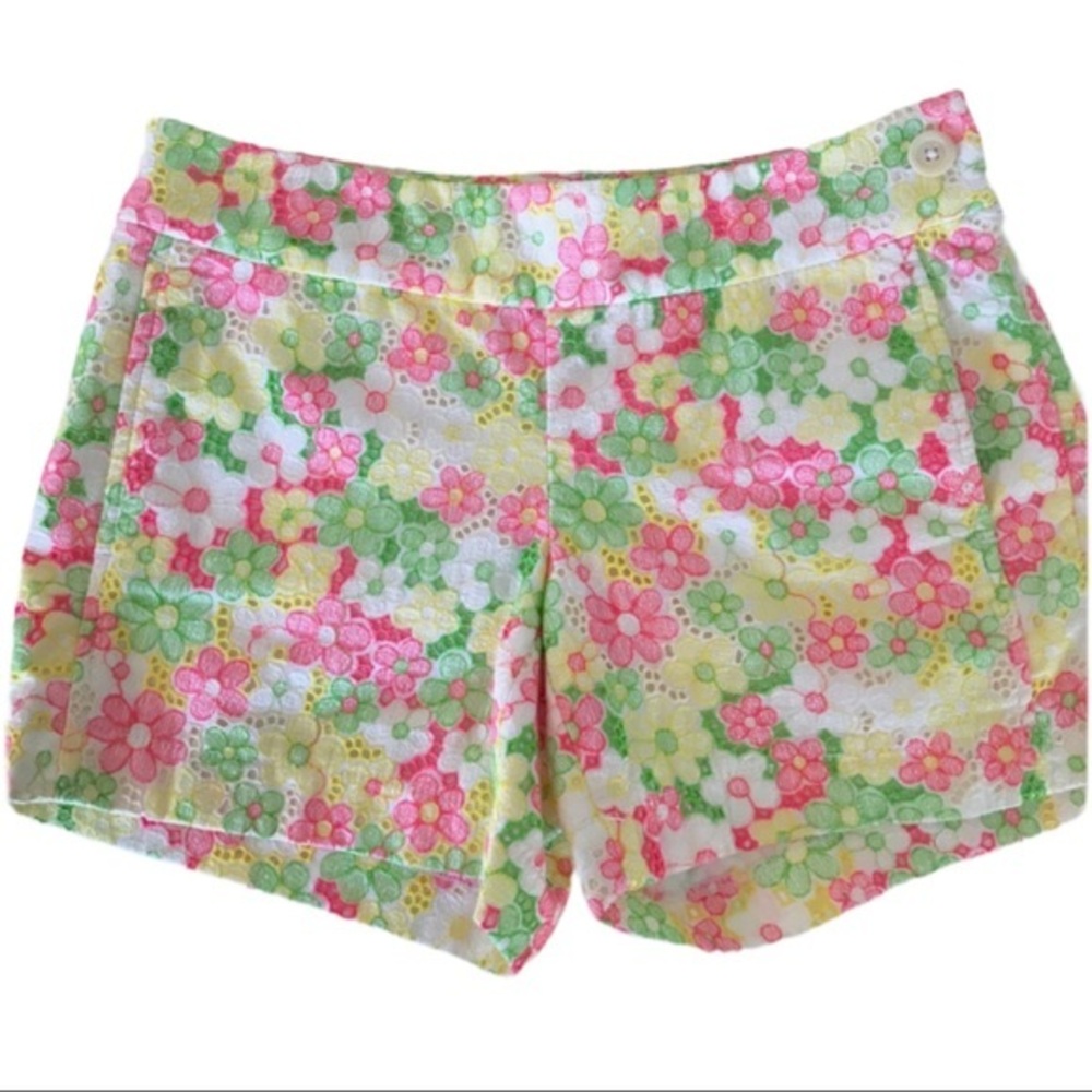 Lilly Pulitzer Eyelet Lace Sloane Shorts Size 0